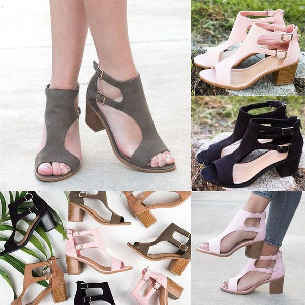 dress shoes sandalias mujer 2021 women summer high-heel sandals pu leather woman buckle strap fish mouth big size 34-43, Black
dress shoes sandalias mujer 2021 women summer high-heel sandals pu leather woman buckle strap fish mouth big size 34-43, Black