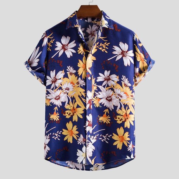men's casual shirts 2021 summer hawaiian aloha shirt fashion floral printed pockets short sleeve men clothing chemise homme, White;black
men's casual shirts 2021 summer hawaiian aloha shirt fashion floral printed pockets short sleeve men clothing chemise homme, White;black