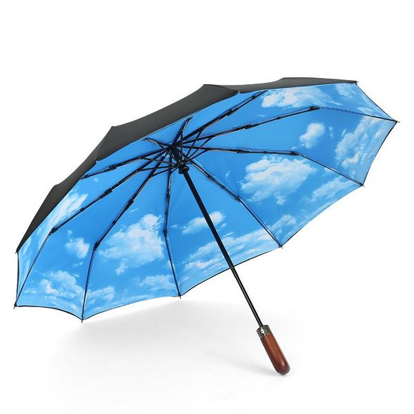 umbrellas wooden handle automatic umbrella three-folding for men 10 bones 2 layer parapluie folding women rain
umbrellas wooden handle automatic umbrella three-folding for men 10 bones 2 layer parapluie folding women rain