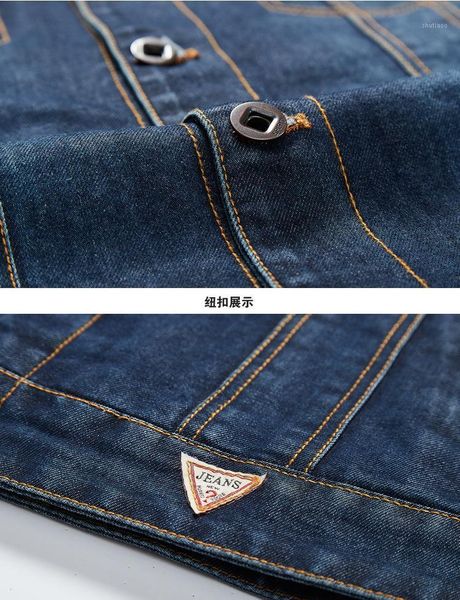 mens denim jacket trendy fashion ripped jean jackets male bomber windbreaker cowboy coats men's, Black;brown
mens denim jacket trendy fashion ripped jean jackets male bomber windbreaker cowboy coats men's, Black;brown