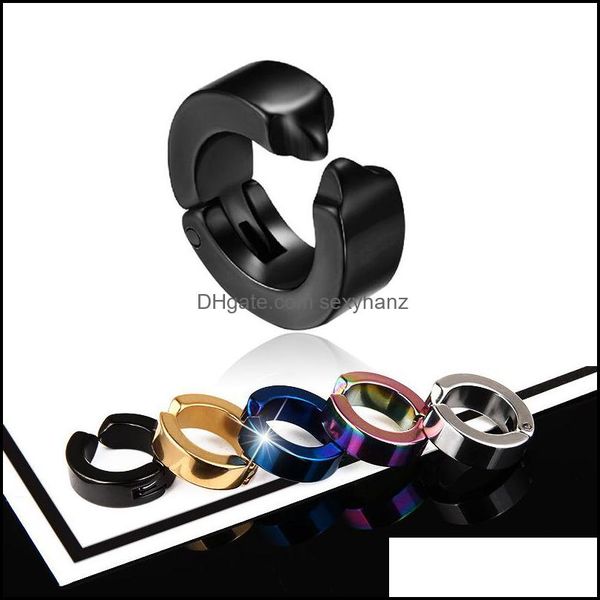 ear korean punk stainless steel fake piercing earrings for mens women stud cuff hoop non-piercing clip on earring hypoallergenic jewelry in, Silver
ear korean punk stainless steel fake piercing earrings for mens women stud cuff hoop non-piercing clip on earring hypoallergenic jewelry in, Silver