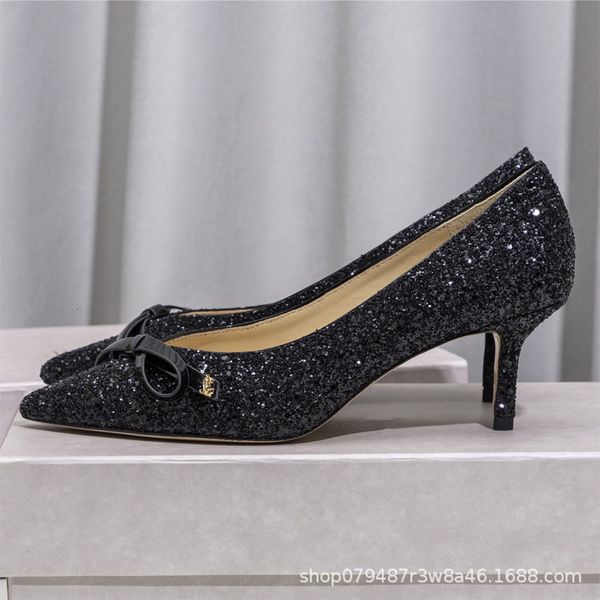 jc sequin fashion wedding feminine temperament versatile high heels niche pointed thin heel dongguan sho, Black
jc sequin fashion wedding feminine temperament versatile high heels niche pointed thin heel dongguan sho, Black