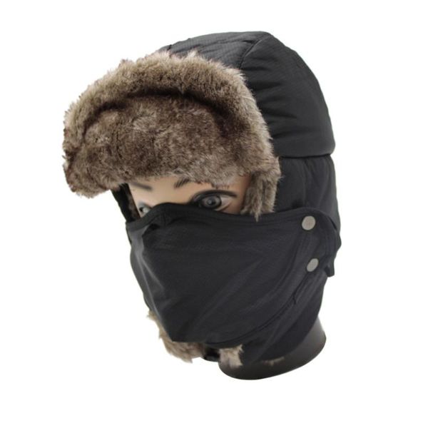 in 1 trapper hat winter ski cotton with ear flaps and windproof mask warm outdoor thicken hunting hats for m, Black;white
in 1 trapper hat winter ski cotton with ear flaps and windproof mask warm outdoor thicken hunting hats for m, Black;white
