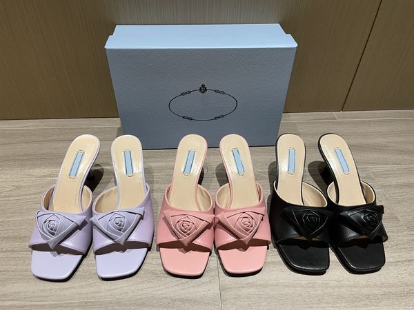 2021 designer summer women slipper sandals woman shoes square toe lady rose decorate occupation thin high heels slippers female fashion big, Black
2021 designer summer women slipper sandals woman shoes square toe lady rose decorate occupation thin high heels slippers female fashion big, Black