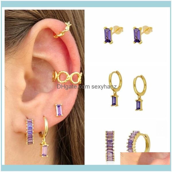 charm jewelry925 sterling sier hoop earrings for women white/black/green/purple cz crystal prevent allergy hie earring fashion jewelry drop, Golden
charm jewelry925 sterling sier hoop earrings for women white/black/green/purple cz crystal prevent allergy hie earring fashion jewelry drop, Golden