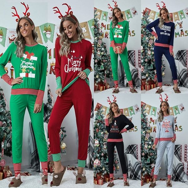 2021 new pijamas natal 2 ps conjunto feminino casual impresso listra sleepwear treino inverno manga longa + cala roupa de dormir terno, White
2021 new pijamas natal 2 ps conjunto feminino casual impresso listra sleepwear treino inverno manga longa + cala roupa de dormir terno, White