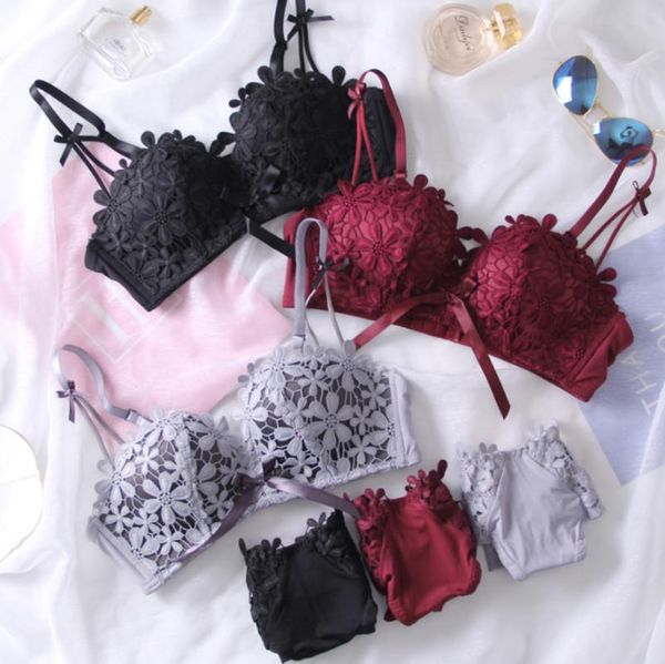 bras water-soluble floral underwear without underwire small breast thickened bunched brace anti-sagging adjustment bra, Red;black
bras water-soluble floral underwear without underwire small breast thickened bunched brace anti-sagging adjustment bra, Red;black