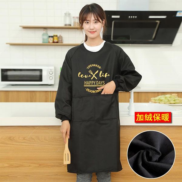 aprons winter women's overalls plus velvet padded warm household kitchen waterproof
aprons winter women's overalls plus velvet padded warm household kitchen waterproof