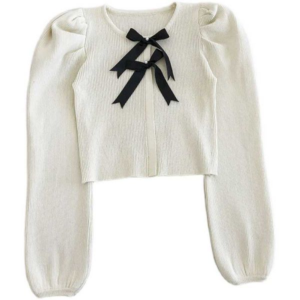 women's sweaters spring vintage women knitted sweater korean fashion crew neck black ribbed puff sleeve jumper sweet elegant slim, White;black
women's sweaters spring vintage women knitted sweater korean fashion crew neck black ribbed puff sleeve jumper sweet elegant slim, White;black