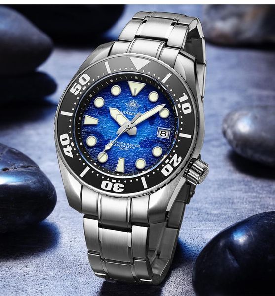 wristwatches addies men's diver watch 200m waterproof calendar display bgw9 luminous dial sapphire crystal nh35 automatic luxury watche, Slivery;brown
wristwatches addies men's diver watch 200m waterproof calendar display bgw9 luminous dial sapphire crystal nh35 automatic luxury watche, Slivery;brown