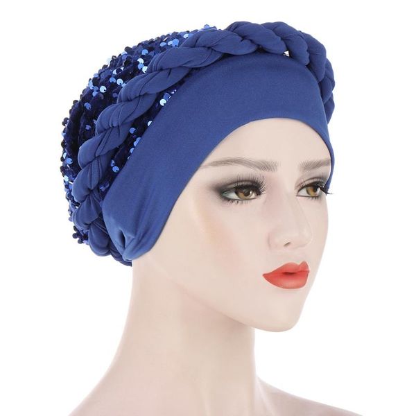 beanie/skull caps muslim scarf hat sequin twist braid woman hijabs turban head cap beanie ladies hair accessories loss, Blue;gray
beanie/skull caps muslim scarf hat sequin twist braid woman hijabs turban head cap beanie ladies hair accessories loss, Blue;gray