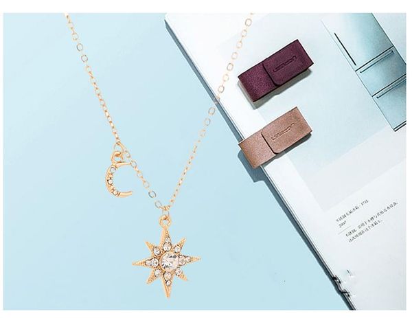 pendant necklaces ins fashion trend jewelry sky star shining necklace simple and moon clavicle chain women can wholesale, Silver
pendant necklaces ins fashion trend jewelry sky star shining necklace simple and moon clavicle chain women can wholesale, Silver