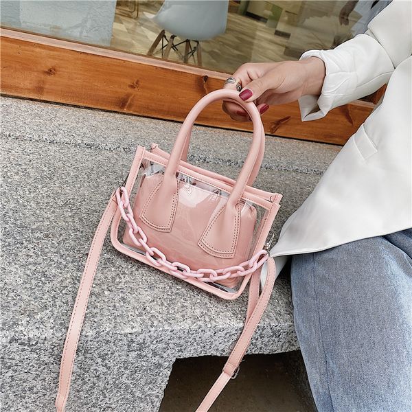 small bag 2020 new wave high sense of summer fresh jelly transparent single shoulder messenger bag
small bag 2020 new wave high sense of summer fresh jelly transparent single shoulder messenger bag