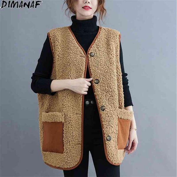 plus size women jacket patchwork pu leather flannel sleeveless vest buttons female loose winter cardigan 210531, Black;brown
plus size women jacket patchwork pu leather flannel sleeveless vest buttons female loose winter cardigan 210531, Black;brown