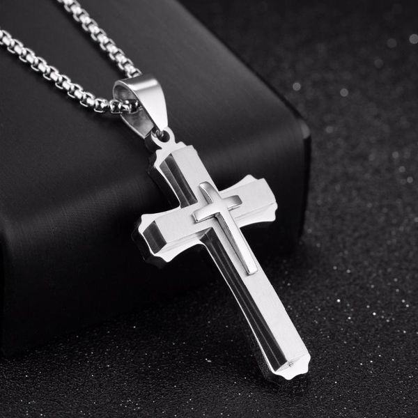 pendant necklaces fate love brand men & pendants male cross necklace punk stainless steel chain fashion jewelry white black golden, Silver
pendant necklaces fate love brand men & pendants male cross necklace punk stainless steel chain fashion jewelry white black golden, Silver