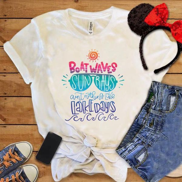 women's t-shirt funny glasses women shirt lake days female comfort sun rays vacation crewneck graphic tees, White
women's t-shirt funny glasses women shirt lake days female comfort sun rays vacation crewneck graphic tees, White