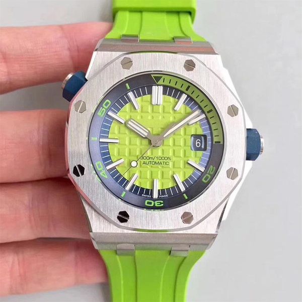 wristwatches men's watch luxury automatic mechanical for men 15710st.oo.a038ca.green dial rubber strap 42mm 1:1, Slivery;brown
wristwatches men's watch luxury automatic mechanical for men 15710st.oo.a038ca.green dial rubber strap 42mm 1:1, Slivery;brown