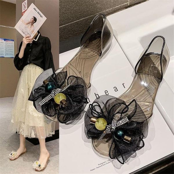 slippers women's shoes 2021 spring and summer candy color net red crystal baotou soft fashion fish mouth, Black
slippers women's shoes 2021 spring and summer candy color net red crystal baotou soft fashion fish mouth, Black