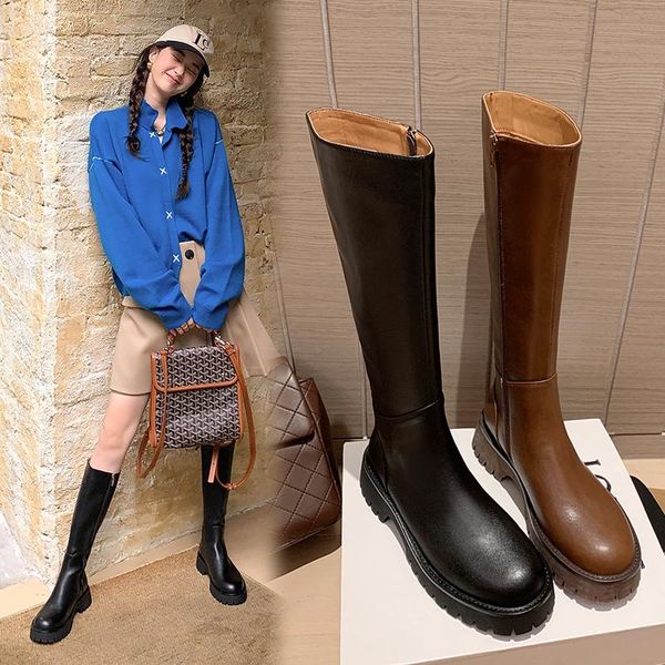 boots genuine leather flat platform knee women fashion comfort daily round toe zipp high black brown shoes size 40
boots genuine leather flat platform knee women fashion comfort daily round toe zipp high black brown shoes size 40