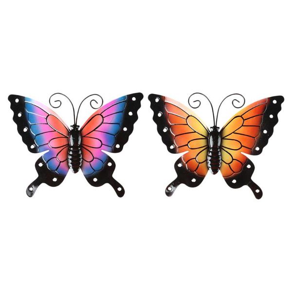 decorative objects & figurines 2pcs metal butterflies garden art decoration wall hanging sculptures
decorative objects & figurines 2pcs metal butterflies garden art decoration wall hanging sculptures