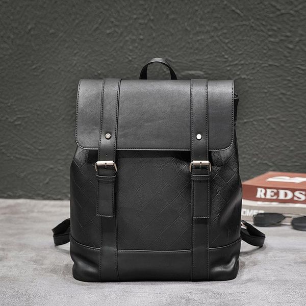backpack men's pu leather multi-function vintage travel tote school bag 13" computer portable carry case knapsack
backpack men's pu leather multi-function vintage travel tote school bag 13" computer portable carry case knapsack