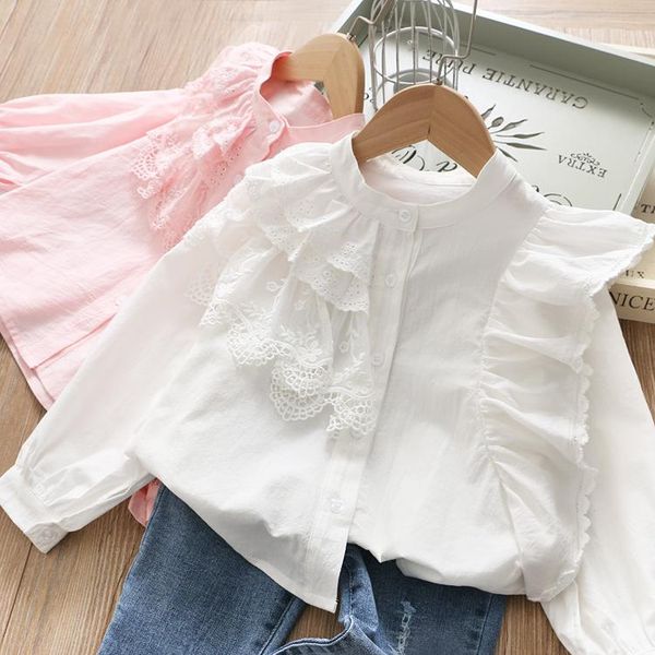 shirts owligbaby 2021 style girls ruffles shirt spring cotton lace fashion blouse 3-8t, White;black
shirts owligbaby 2021 style girls ruffles shirt spring cotton lace fashion blouse 3-8t, White;black