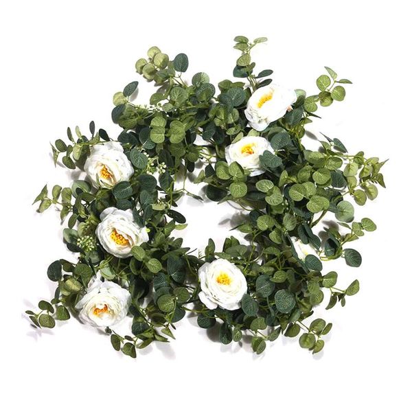 decorative flowers & wreaths 1pcs simulation wedding artificial rose vine flower garland decorations hanging eucalyptus for arch arrangement
decorative flowers & wreaths 1pcs simulation wedding artificial rose vine flower garland decorations hanging eucalyptus for arch arrangement