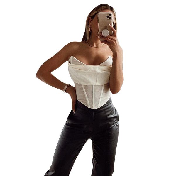 sleeveless backless mesh crop women tanks fashion see through camisole female streetwear vest blusas, White
sleeveless backless mesh crop women tanks fashion see through camisole female streetwear vest blusas, White