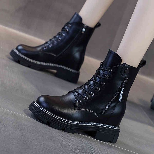boots size small 33 genuine female leather boots with thick soles high korean style double-sided zipper women's shoes short gzhg, Black
boots size small 33 genuine female leather boots with thick soles high korean style double-sided zipper women's shoes short gzhg, Black