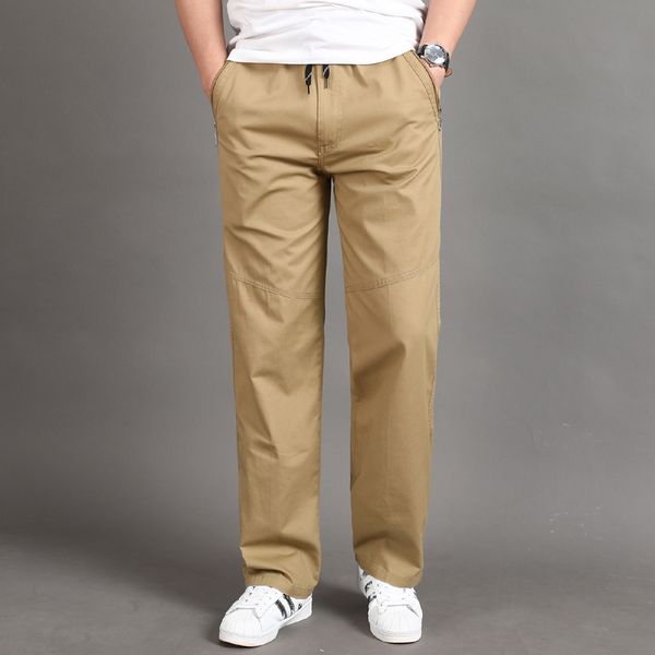 men casual cargo pants four seasons 95% cotton men trousers multi pockets loose straight jogging pants middle aged men m-6xl, Black
men casual cargo pants four seasons 95% cotton men trousers multi pockets loose straight jogging pants middle aged men m-6xl, Black