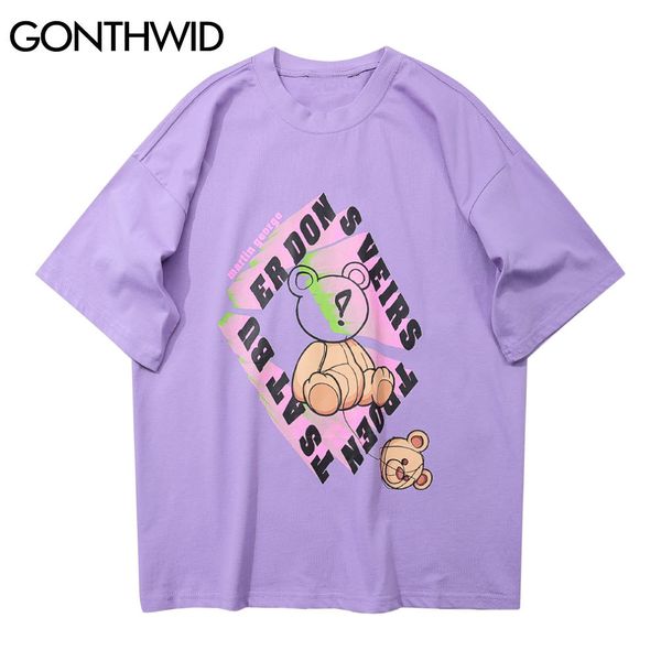 gonthwid harajuku streetwear tshirts 3d cartoon bear short sleeve tees shirts hip hop fashion casual cotton loose t-shirts c0315, White;black
gonthwid harajuku streetwear tshirts 3d cartoon bear short sleeve tees shirts hip hop fashion casual cotton loose t-shirts c0315, White;black