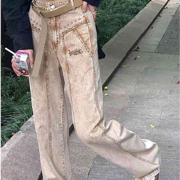 women's jeans retro y2k calças de brim femininas bordados rua perna larga jeans na moda das mulheres estilo coreano cintura alta 4dox, Blue
women's jeans retro y2k calças de brim femininas bordados rua perna larga jeans na moda das mulheres estilo coreano cintura alta 4dox, Blue