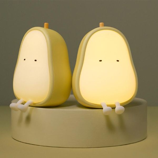 night lights cute pear fruit light dimmable kids sleeping eye protection creative silicone student bedside lamp usb rechargeable
night lights cute pear fruit light dimmable kids sleeping eye protection creative silicone student bedside lamp usb rechargeable