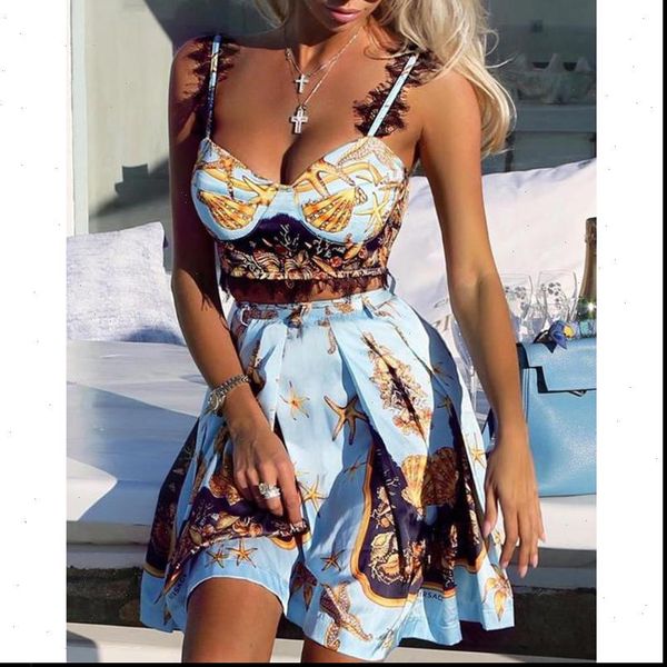 lace insert print cami amp pleated skirt set women sleeveless summer casual outfits 2 piece suits, Gray
lace insert print cami amp pleated skirt set women sleeveless summer casual outfits 2 piece suits, Gray