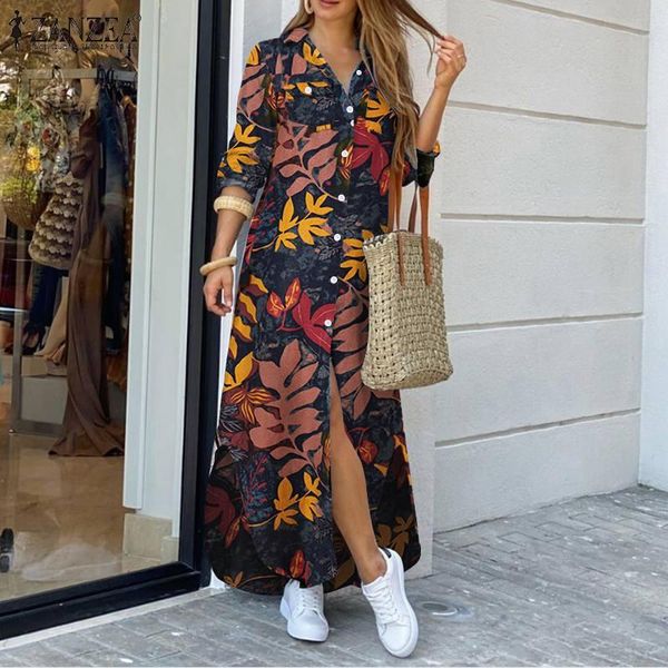 casual dresses 2022 autumn cotton linen vestido womens long maxi dress fashion floral print shirt lady party holiday robe longue, Black;gray
casual dresses 2022 autumn cotton linen vestido womens long maxi dress fashion floral print shirt lady party holiday robe longue, Black;gray