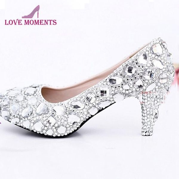 dress shoes crystal wedding 2 inches middle heel comfortable bridal silver woman party prom bridesmaid, Black
dress shoes crystal wedding 2 inches middle heel comfortable bridal silver woman party prom bridesmaid, Black