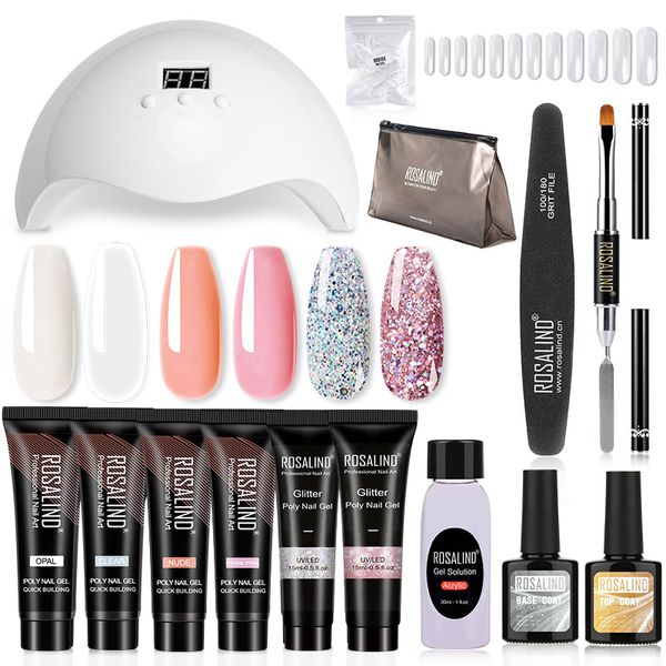 poly nail gel kit lamp polish set all manicure art for extension tool kit professional
poly nail gel kit lamp polish set all manicure art for extension tool kit professional