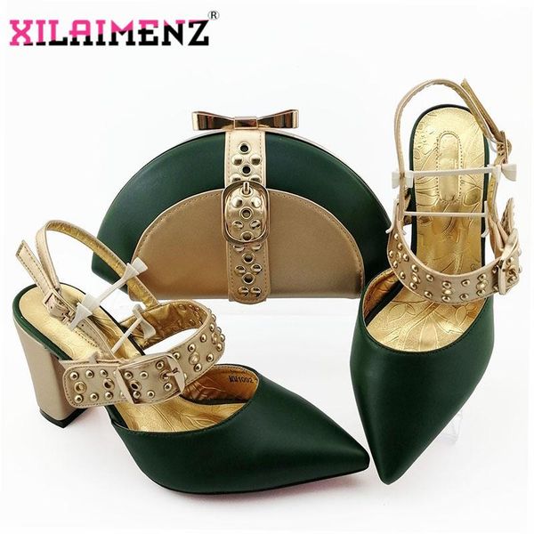 dress shoes 2021 fashion african design high heels and bag to match italian set in dark green ladies party, Black
dress shoes 2021 fashion african design high heels and bag to match italian set in dark green ladies party, Black