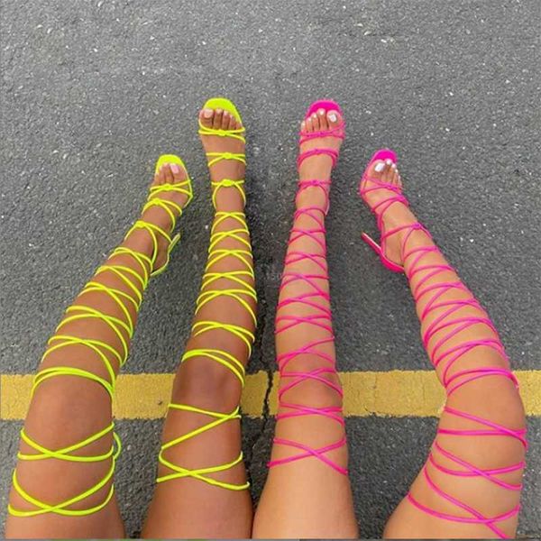 2021 summer women neon green sandals 11cm high heels cross strap stripper up toe fetish shoes lady platform pink prom pumps, Black
2021 summer women neon green sandals 11cm high heels cross strap stripper up toe fetish shoes lady platform pink prom pumps, Black