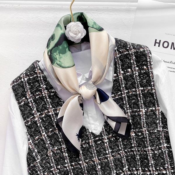 scarves polyester silk scarf women design brand kerchief neck scarfs 70cm square hair bag bandana for ladies handkerchief, Blue;gray
scarves polyester silk scarf women design brand kerchief neck scarfs 70cm square hair bag bandana for ladies handkerchief, Blue;gray