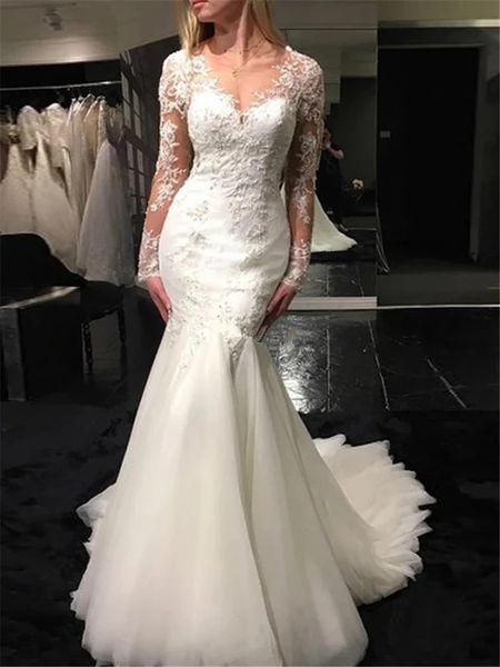 vintage arabic new mermaid wedding es 2021 trouwjurk long sleeve bridal gowns sheer illusion beach lace mariage customed 5cq1, White
vintage arabic new mermaid wedding es 2021 trouwjurk long sleeve bridal gowns sheer illusion beach lace mariage customed 5cq1, White