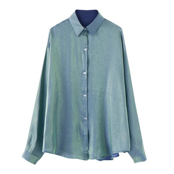 women's blouses & shirts ladies autumn european and american fashion shirt loose blouse solid color lapel clothing #yl 10, White
women's blouses & shirts ladies autumn european and american fashion shirt loose blouse solid color lapel clothing #yl 10, White