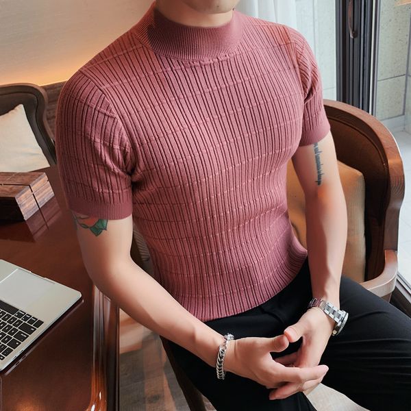men's sweaters short-sleeve shirt, slim shirt for men with turtlenecks, casual clothing and autumn, 6p4w, White;black
men's sweaters short-sleeve shirt, slim shirt for men with turtlenecks, casual clothing and autumn, 6p4w, White;black