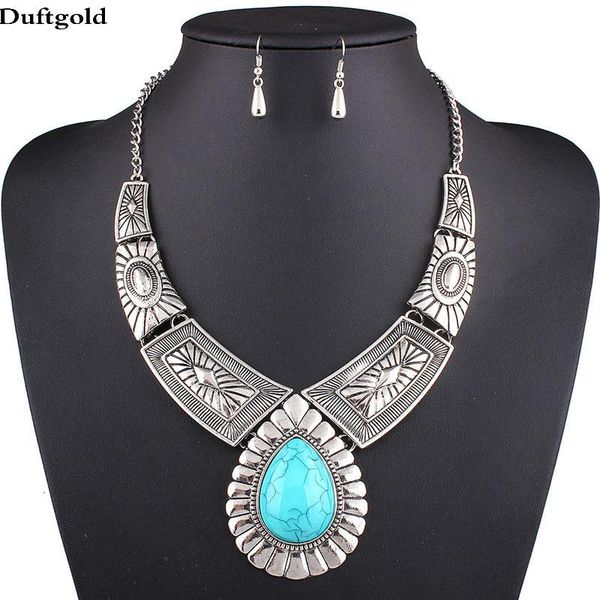 earrings & necklace vintage jewelry set women alloy choker resin punk earring statement pendant chain duftgold, Silver
earrings & necklace vintage jewelry set women alloy choker resin punk earring statement pendant chain duftgold, Silver