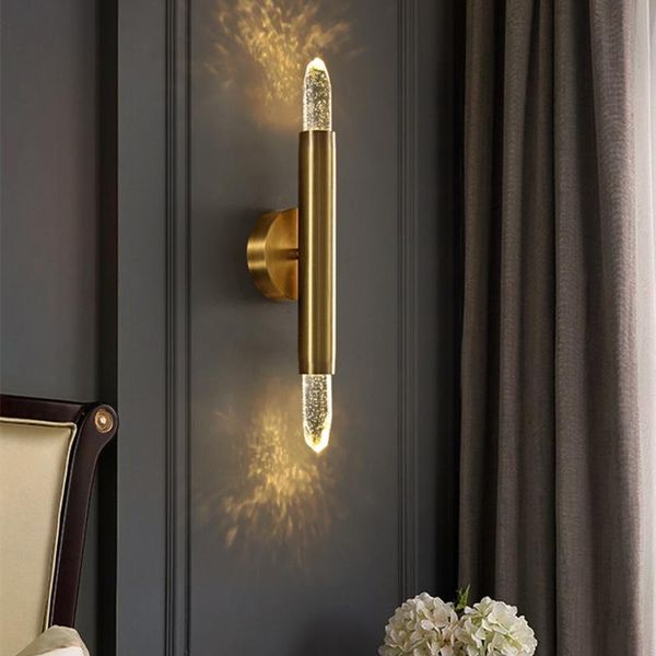 wall lamp modern luxury led living room bedroom bedside aisle corridor copper crystal rotating creative lighting fixture
wall lamp modern luxury led living room bedroom bedside aisle corridor copper crystal rotating creative lighting fixture