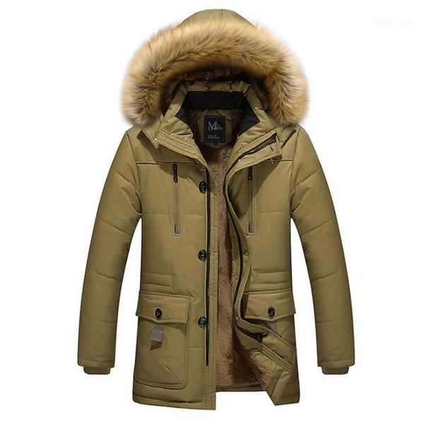 men's down & parkas nice winter jacket men warm coat fashion casual parka medium-long thickening with fur hood outwear, Black
men's down & parkas nice winter jacket men warm coat fashion casual parka medium-long thickening with fur hood outwear, Black