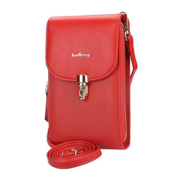 baellerry brand wallet for women 2021 fashion mobile phone bag female litchi pattern messenger bag zipper small shoulder bag sac, Red;black
baellerry brand wallet for women 2021 fashion mobile phone bag female litchi pattern messenger bag zipper small shoulder bag sac, Red;black