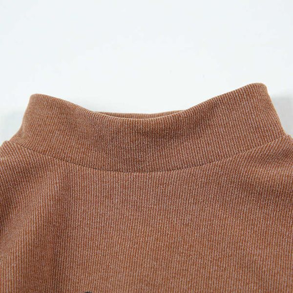 factory4lop/ winter children's boy autumn girl and half high collar long sleeve t-shirt double side frosted warm top, Black;white
factory4lop/ winter children's boy autumn girl and half high collar long sleeve t-shirt double side frosted warm top, Black;white