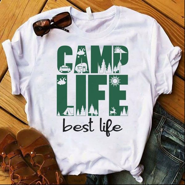 women lady t shirt camper life printed tshirt ladies short sleeve loose tee shirt women female graphic t shirt, White
women lady t shirt camper life printed tshirt ladies short sleeve loose tee shirt women female graphic t shirt, White