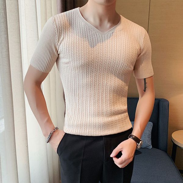 men's t-shirts british korean slim fit v-neck tshirt social club casual t-shirt solid color short sleeve knitted base for xl39, White;black
men's t-shirts british korean slim fit v-neck tshirt social club casual t-shirt solid color short sleeve knitted base for xl39, White;black